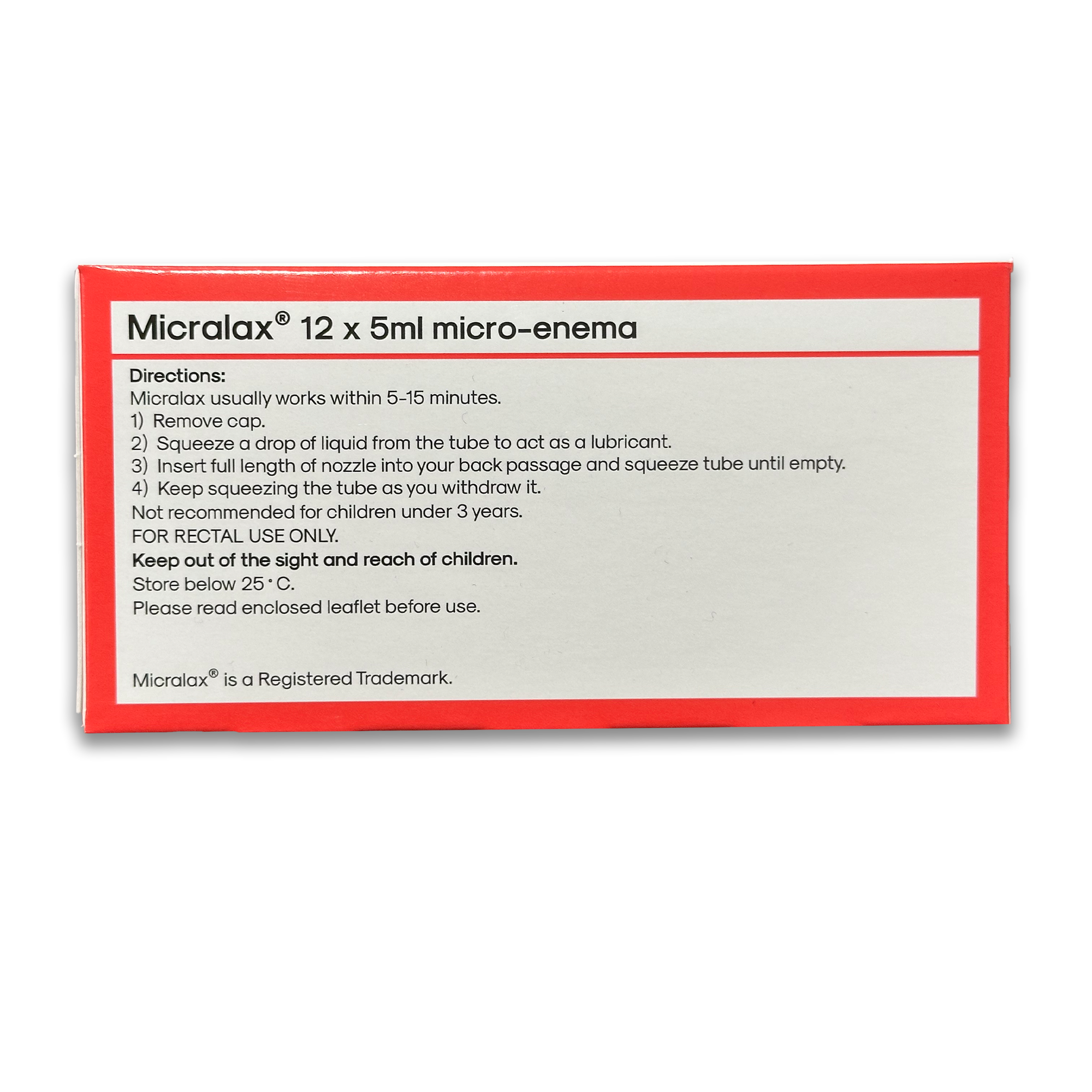 Micralax Micro-Enema.
