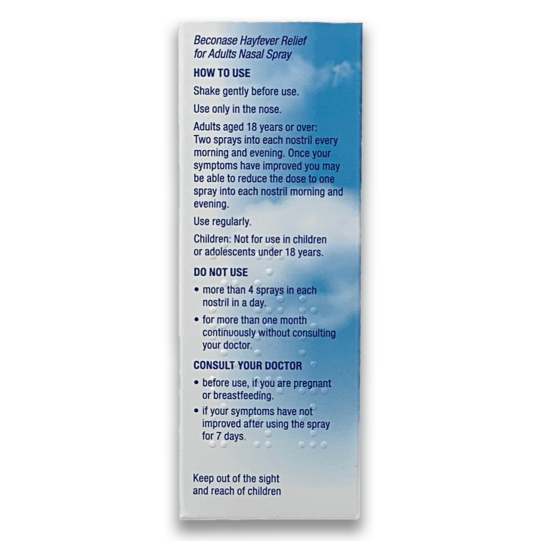 Beconase Hayfever Relief 0.05% Nasal Spray - Rightangled