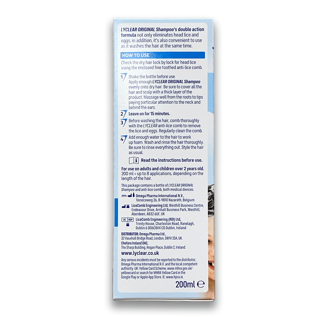 Lyclear Original Lice & Nits Shampoo - Rightangled