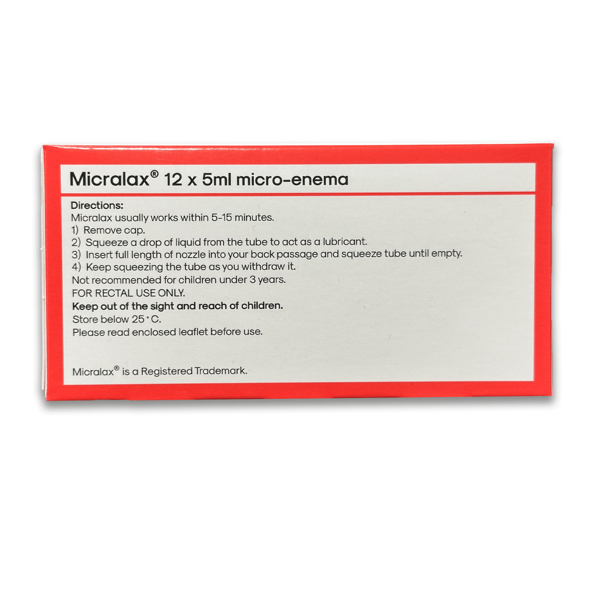 Micralax Micro - Enema - Rightangled