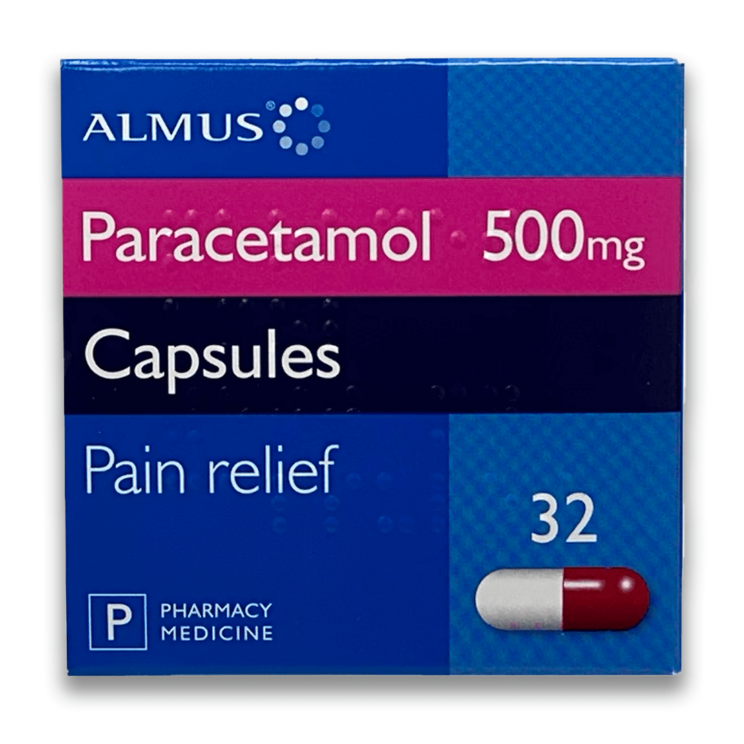 Paracetamol 500mg Capsules - Rightangled