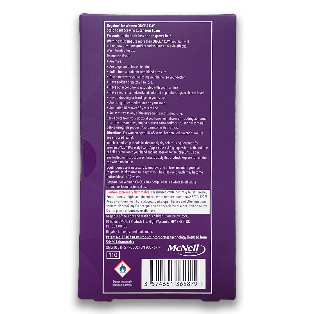 Regaine for Women 5% Scalp Foam - Rightangled