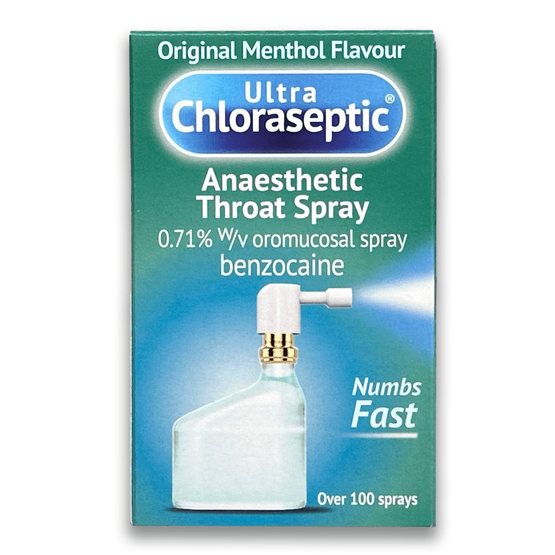 Ultra Chloraseptic Menthol Throat Spray - Rightangled