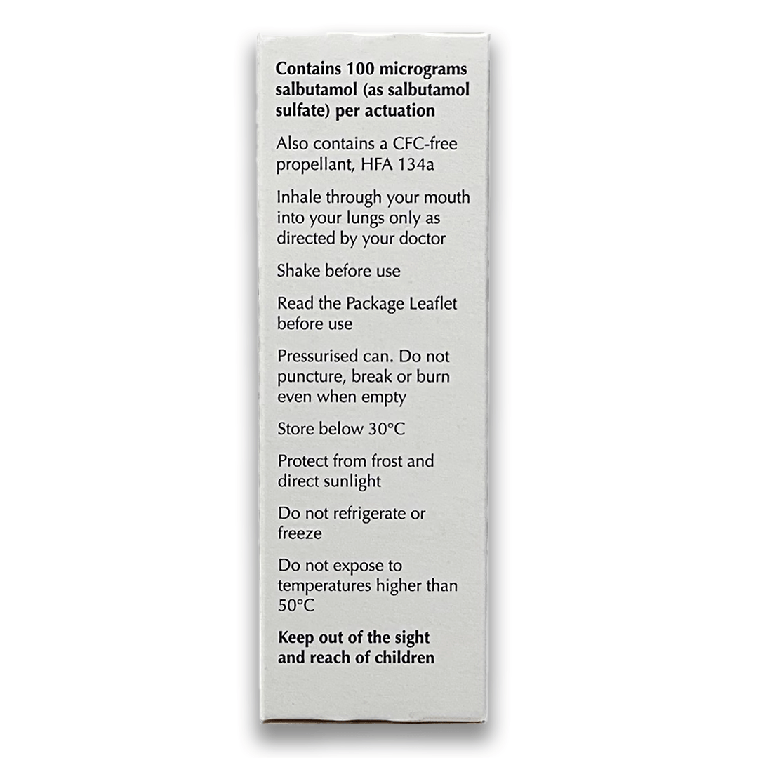Ventolin Evohaler 100mcg - Rightangled