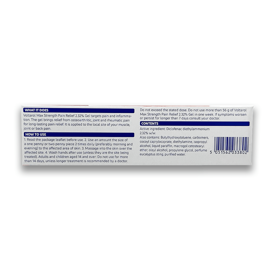 Voltarol Gel Max Strength - Rightangled