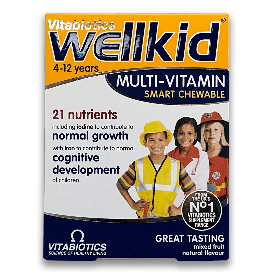Wellkid Smart Chewable 4 - 12 years - Rightangled