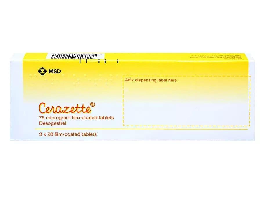 Cerazette 75mcg comprimés | Pharmacie Rectangulaire – Rightangled