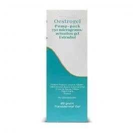 Oestrogel pump 750 micrograms - Rightangled