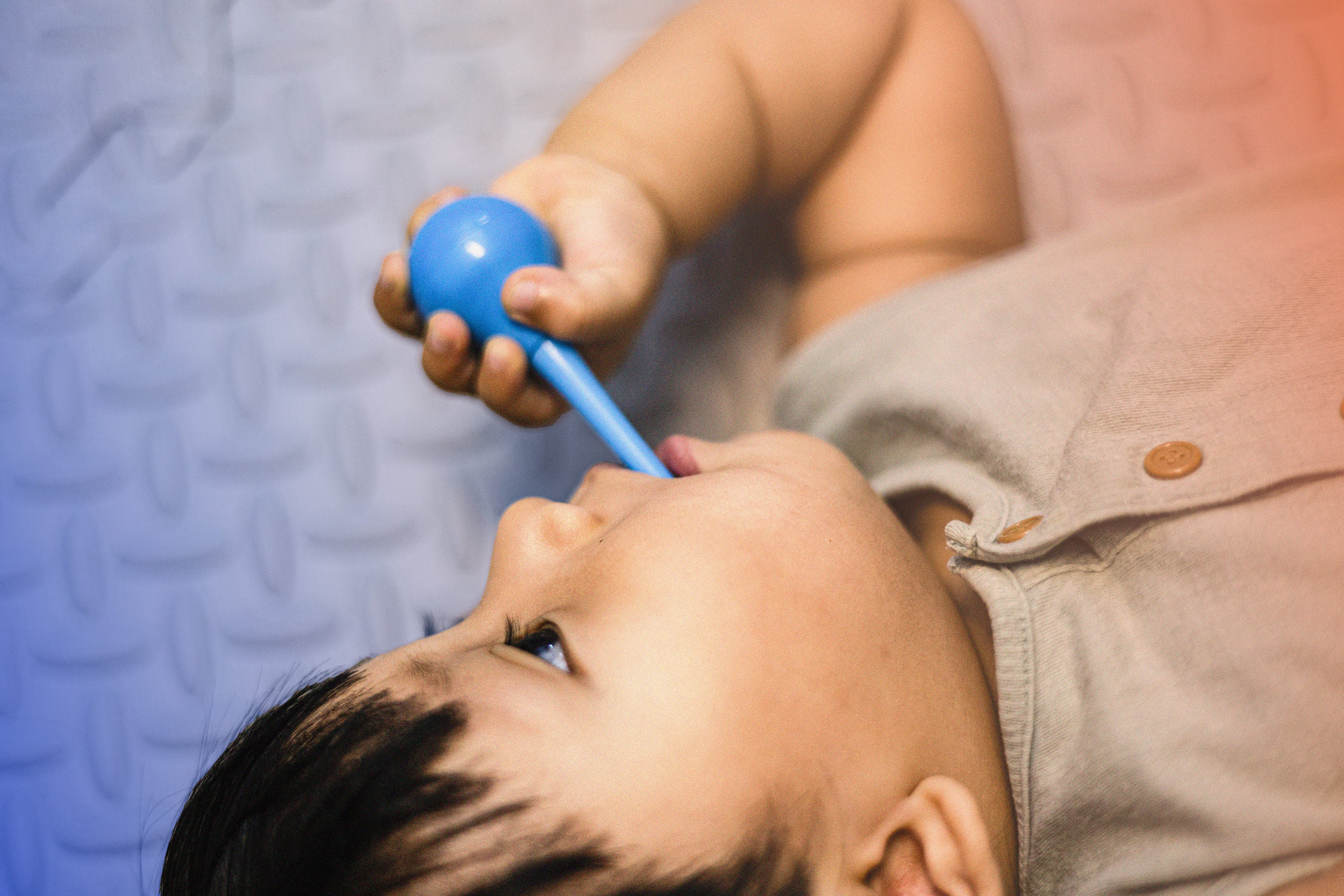 Teething.