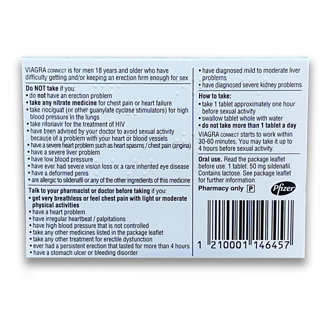 Viagra Connect 50mg - Rightangled