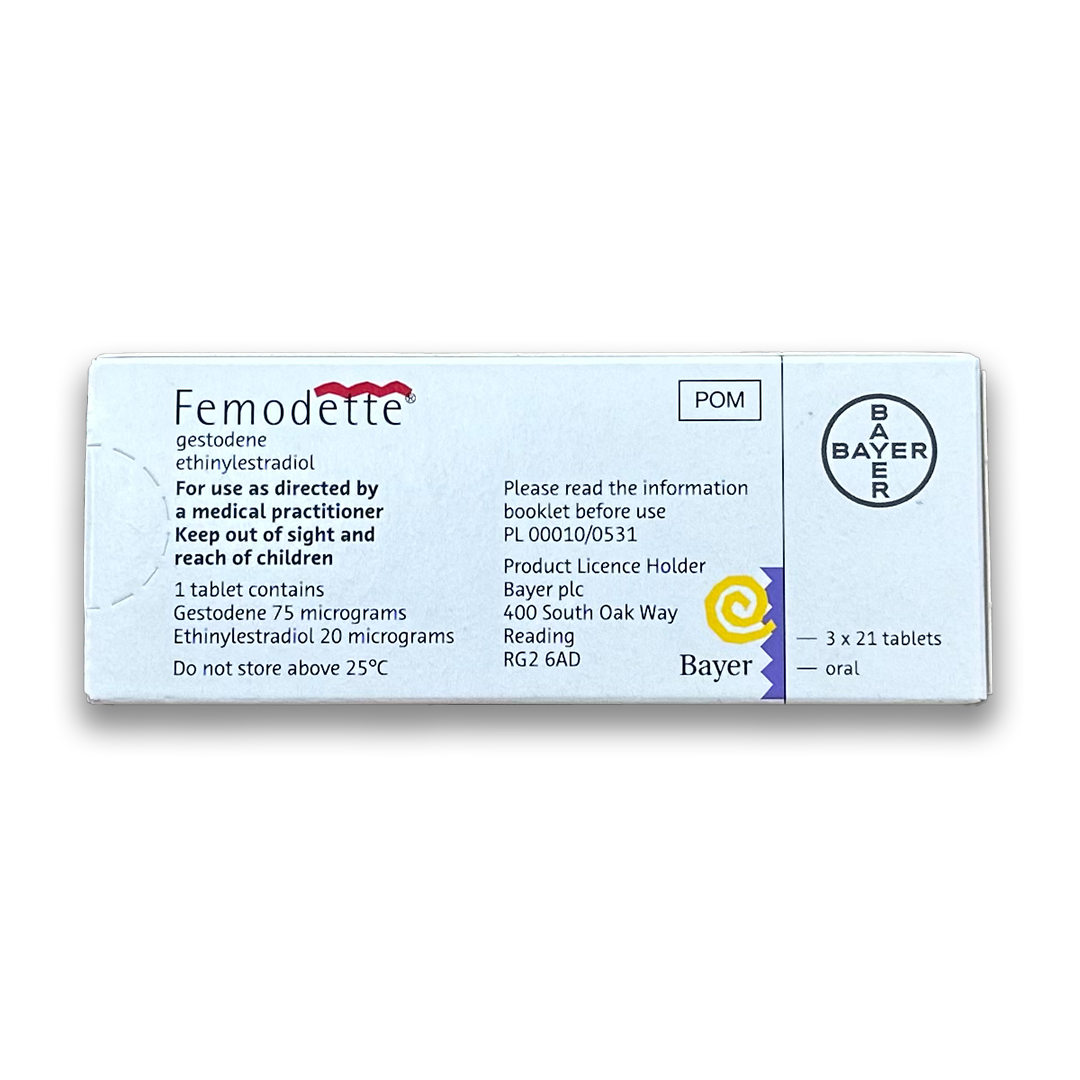 Femodette Tablets - Rightangled