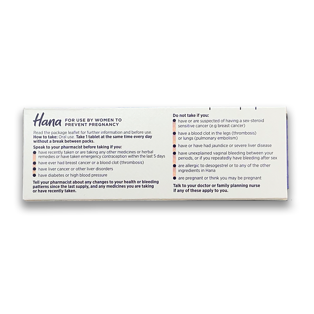 Hana 75 Microgram Film-coated - Rightangled