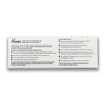 Hana 75 Microgram Film-coated - Rightangled