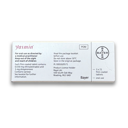 Yasmin Tablets - Rightangled