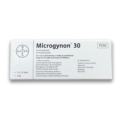 Microgynon 30 Tablets - Rightangled