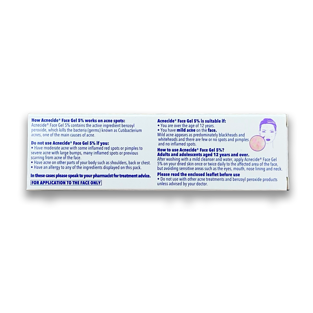 Acnecide - Face 5% w/w Gel - Rightangled