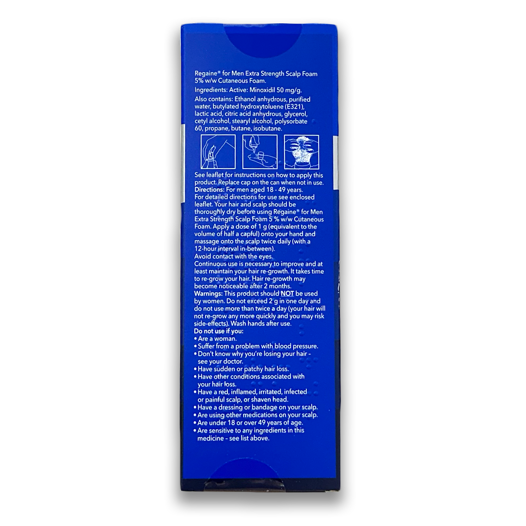 Regaine for Men Extra Strength Foam 5% - Rightangled