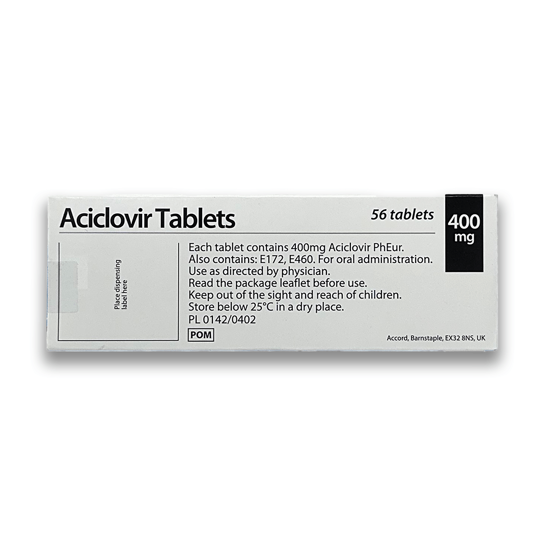 Aciclovir 400mg tablets - Rightangled