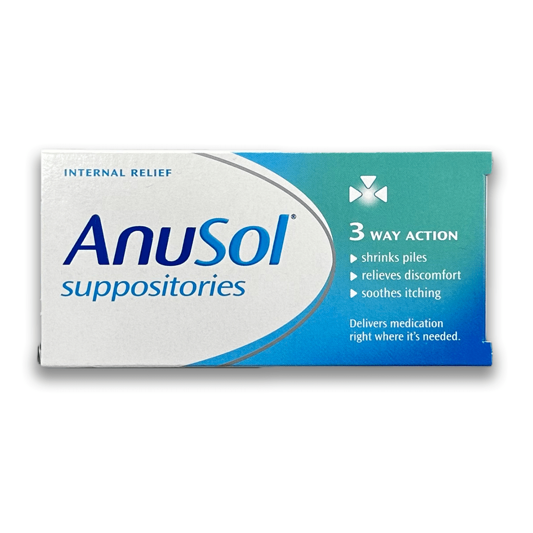 Anusol Suppositories - Rightangled