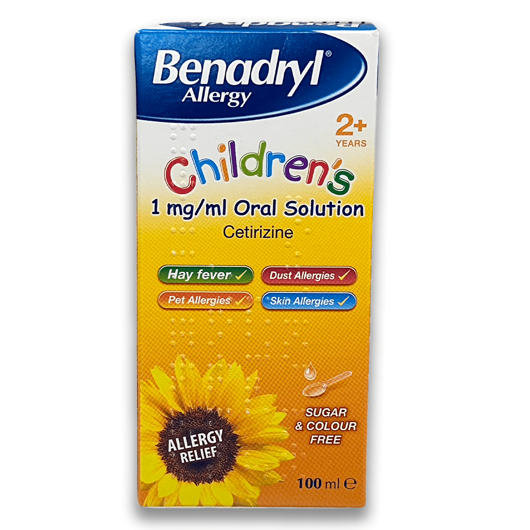 Benadryl Allergy Children's 1mg/ml Oral Solution - Rightangled