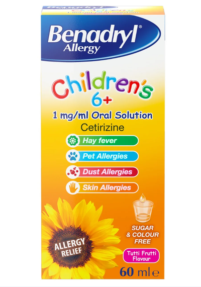 Benadryl Allergy Children's 1mg/ml Oral Solution - Rightangled