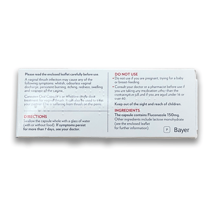 Canesten Thrush 150mg Oral Capsule - Rightangled