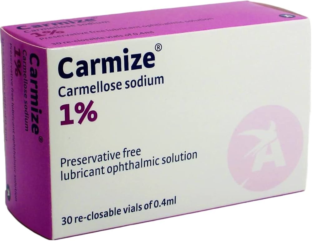 Carmize - Carmellose Sodium 1% unit dose eye drops (30) - Rightangled