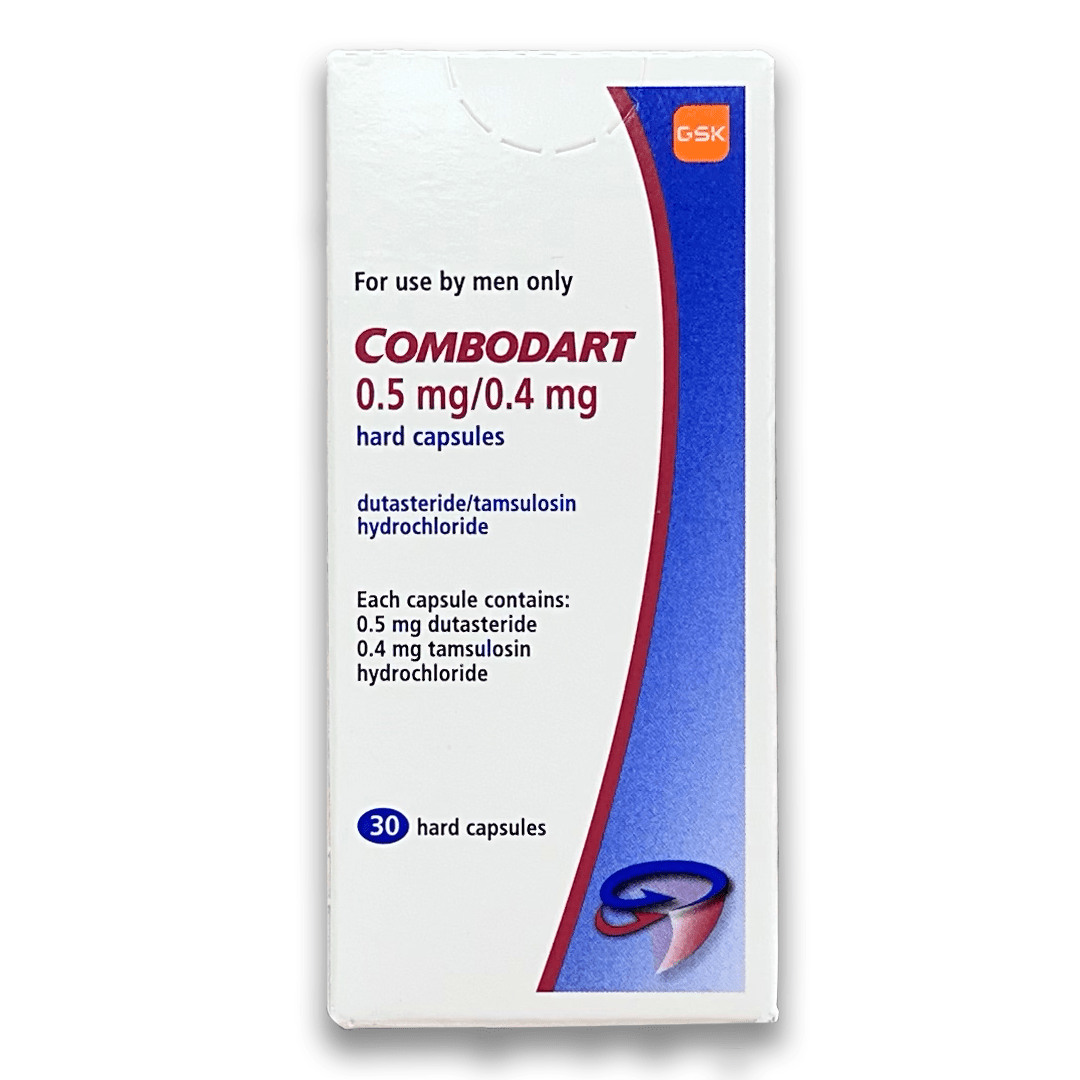 Combodart 0.5mg/0.4mg Capsules - Rightangled