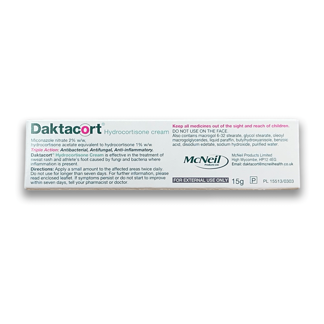 Daktacort Hydrocortisone Cream - Rightangled