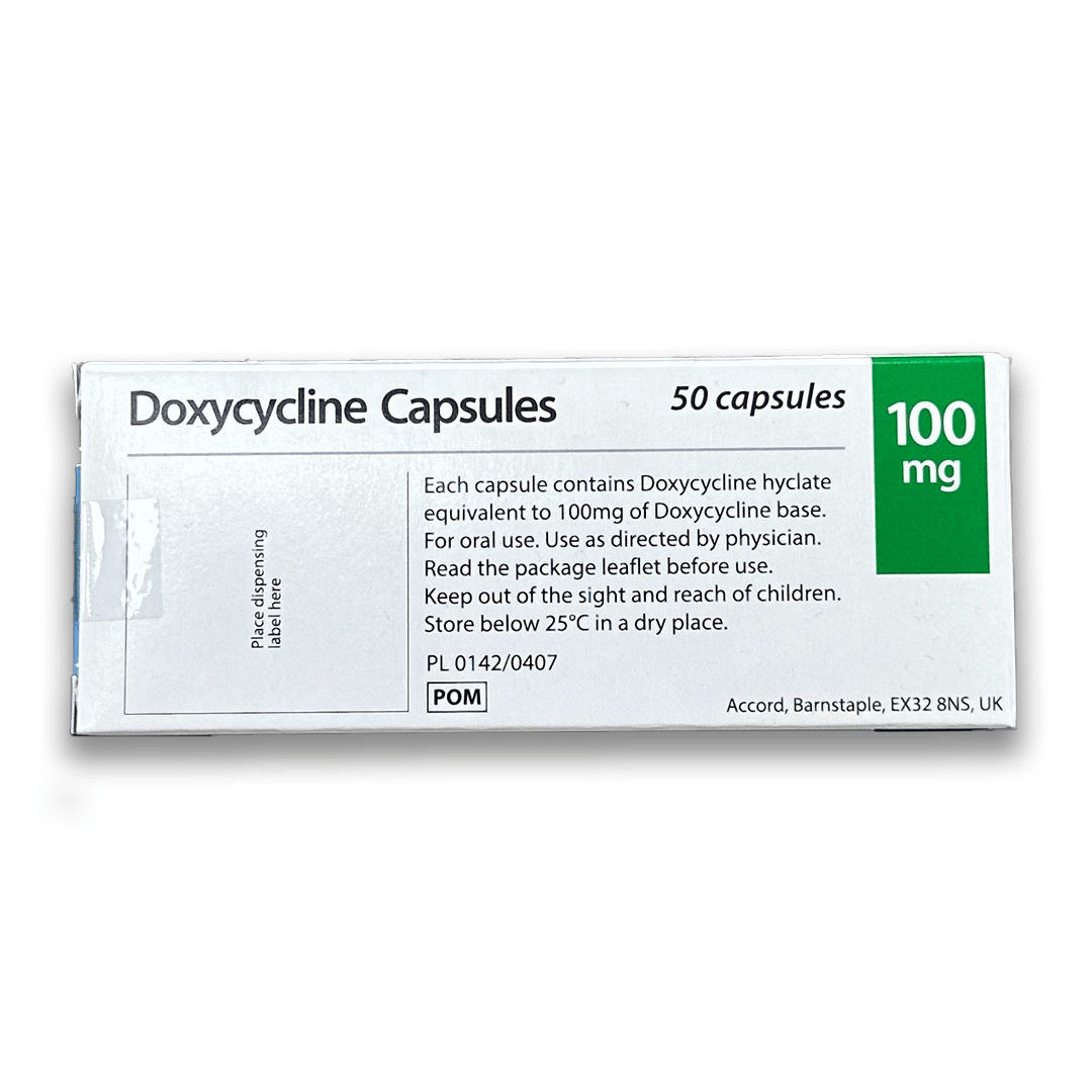 Doxycycline Capsules 100mg - Rightangled