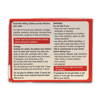 Ibuprofen tablets - Rightangled