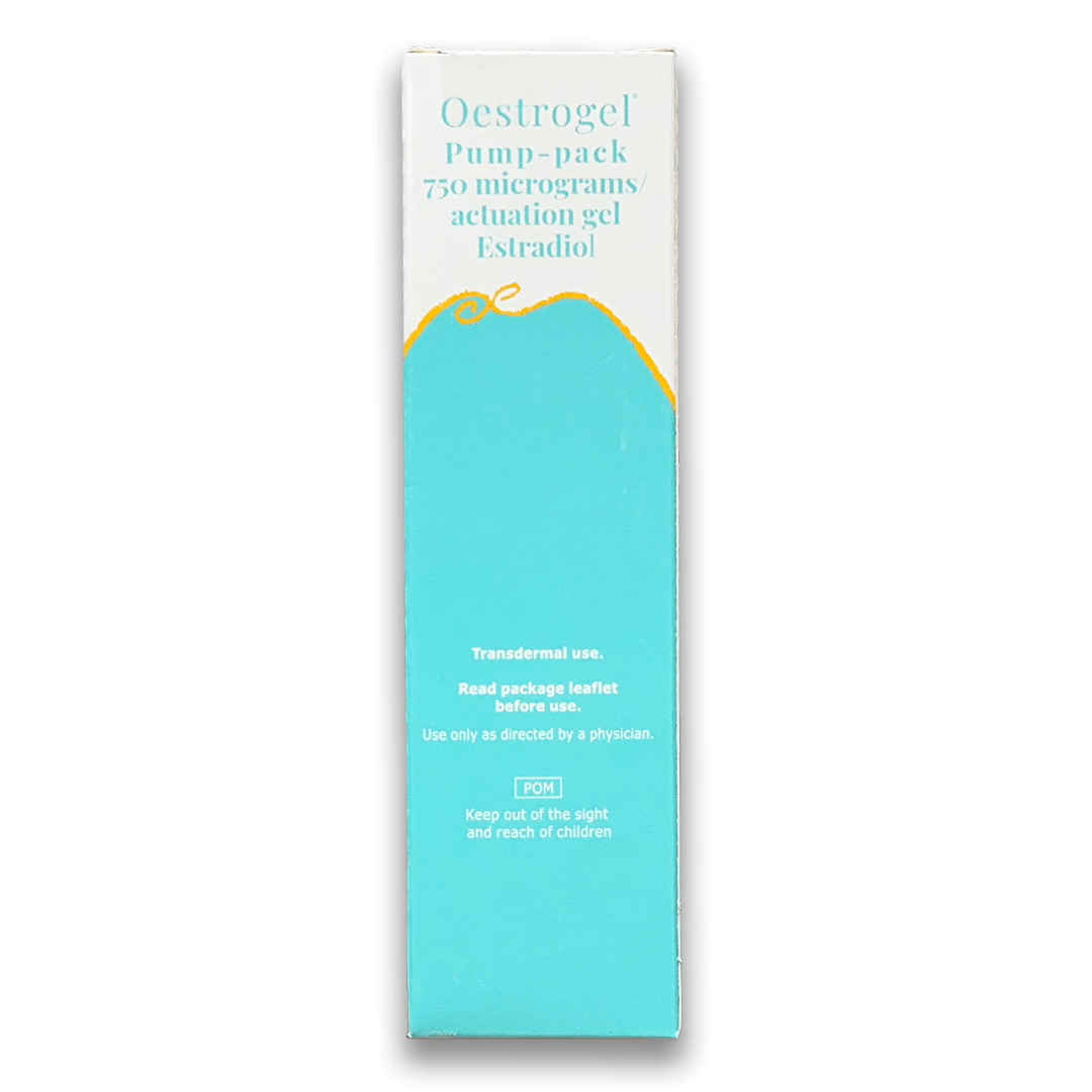 Oestrogel 750 micrograms pump - Rightangled