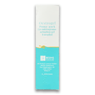 Oestrogel 750 micrograms pump - Rightangled
