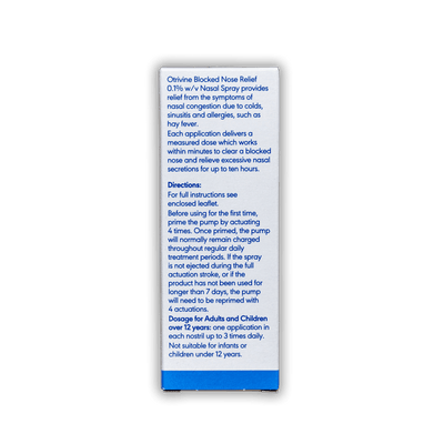 Otrivine Adult Nasal Spray - Rightangled