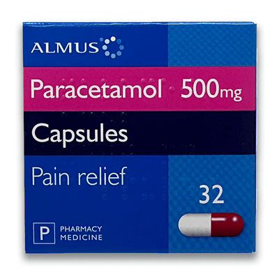 Paracetamol 500mg Capsules - Rightangled