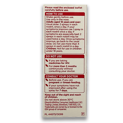 Pirinase Hayfever Nasal Spray - Rightangled