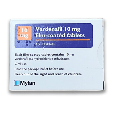 Vardenafil (Generic) - Film coated tablets - Rightangled