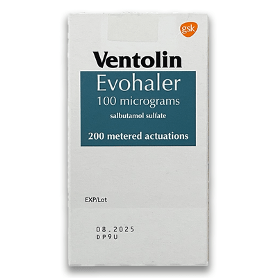 Ventolin Evohaler 100mcg - Rightangled