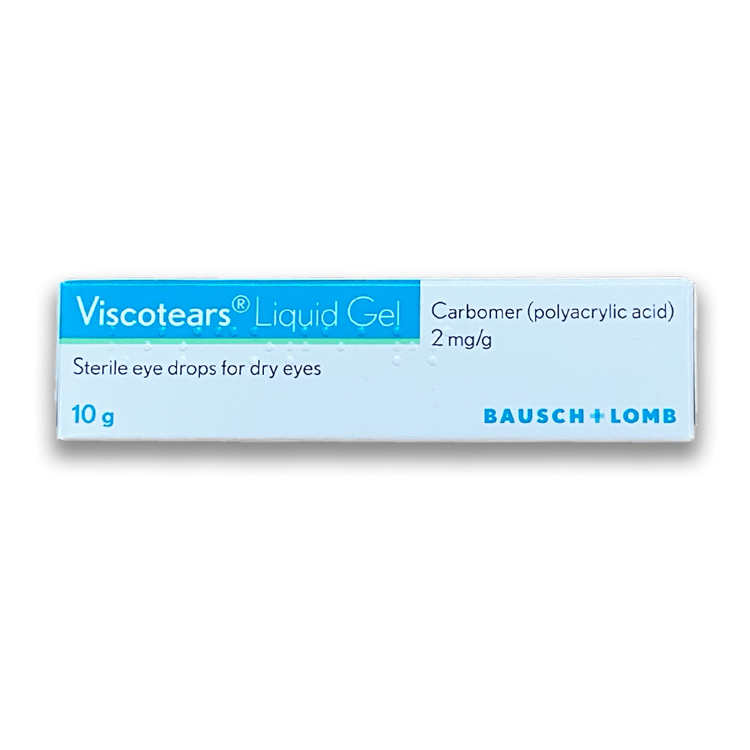 Viscotears Liquid Gel Sterile Eye Drops - 10g - Rightangled