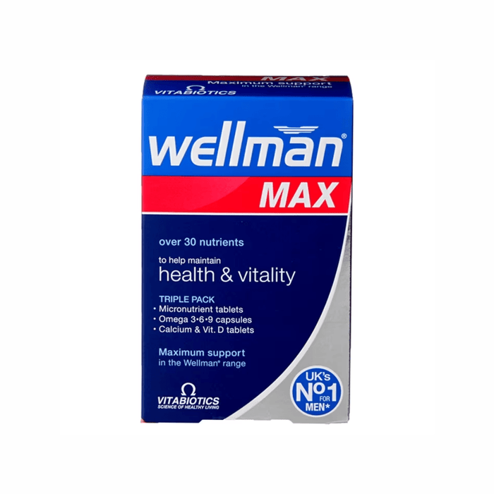 Wellman Max 3-in-1 Triple Pack for Men's Health Support – Rightangled