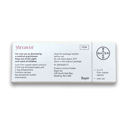 Yasmin Tablets - Rightangled