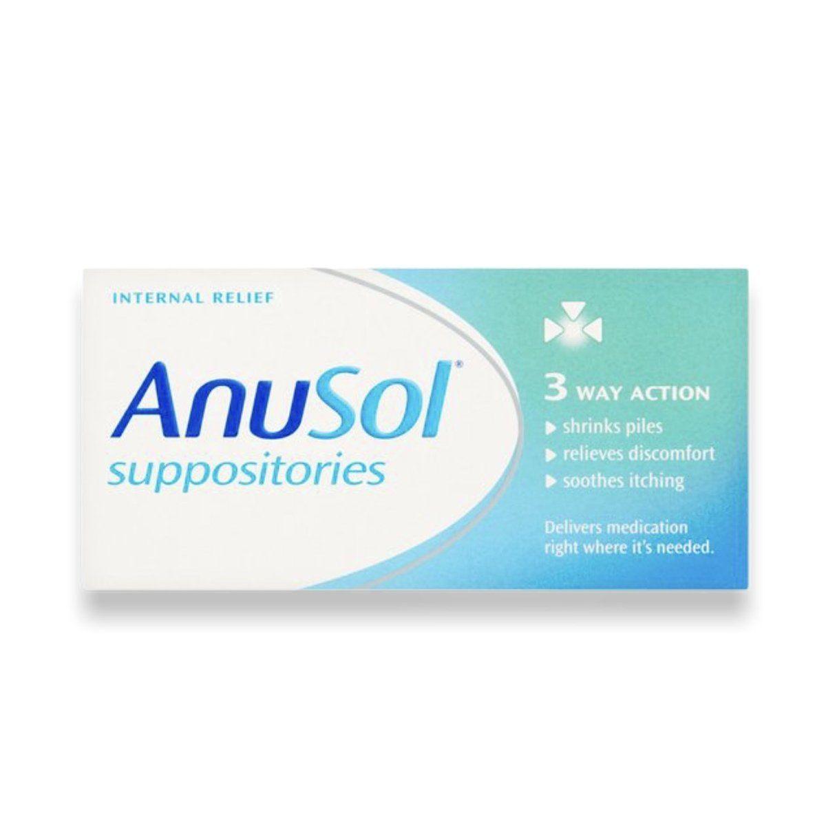 Anusol Suppositories 12 Pack - Rightangled