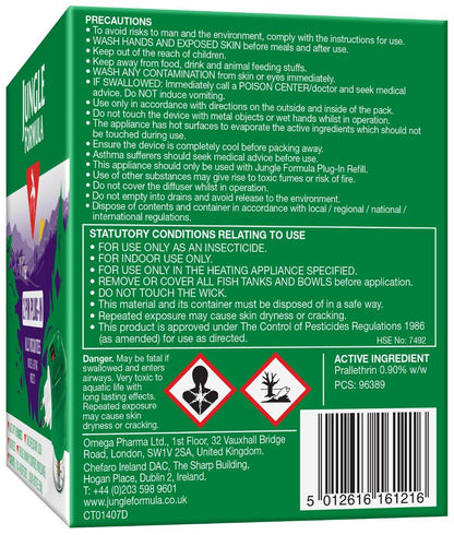 Jungle Formula 2 pin plug - in - Rightangled