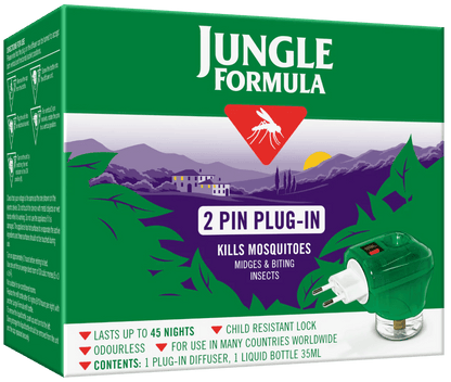 Jungle Formula 2 pin plug - in - Rightangled