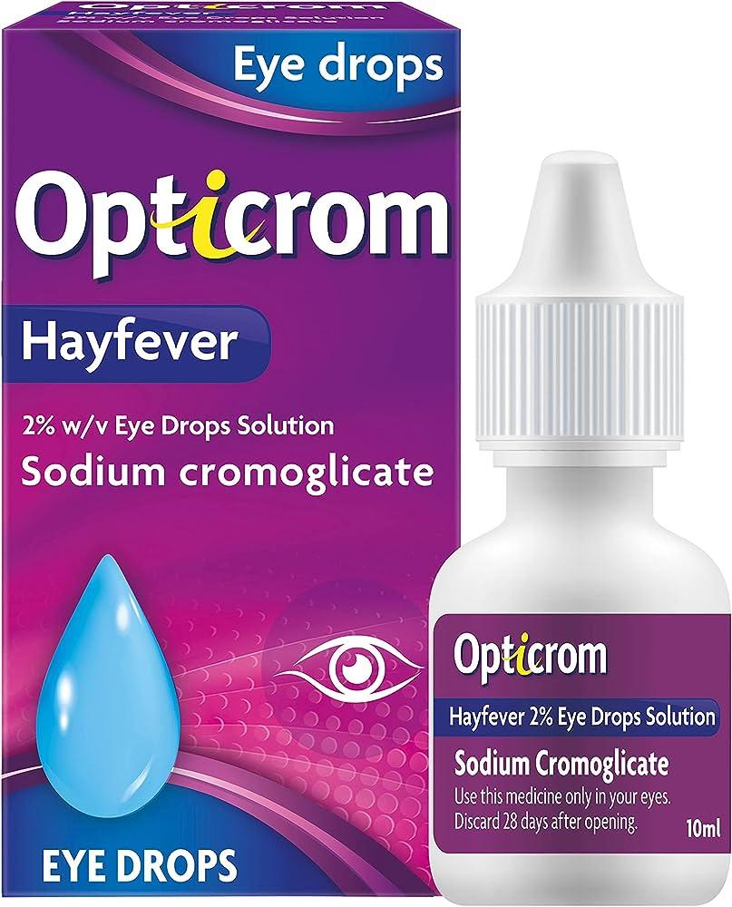 Opticrom Hayfever Eye Drops - Rightangled