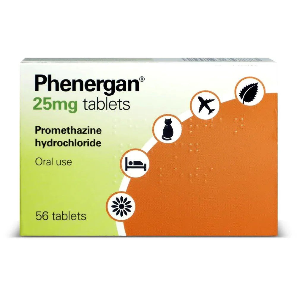 Phenergan 25mg Tablets - Rightangled
