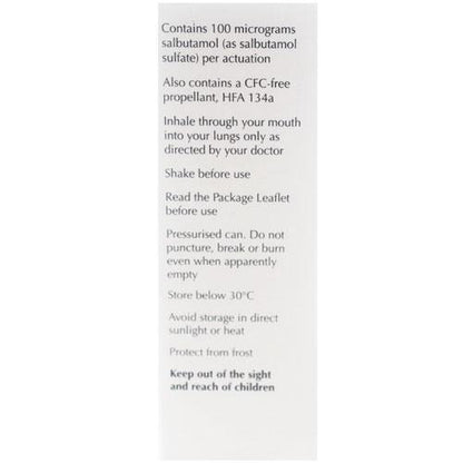 Ventolin Evohaler 100mcg - Rightangled