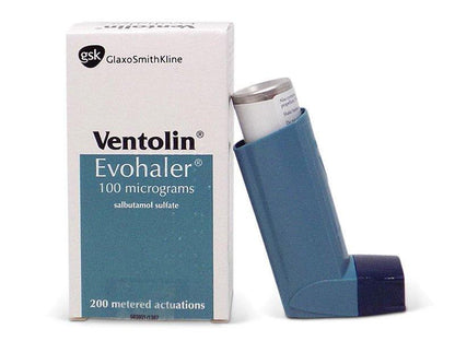 Ventolin Evohaler 100mcg - Rightangled